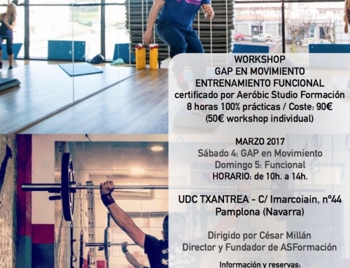 Workshop GAP en movimiento y entrenamiento funcional – marzo 2017